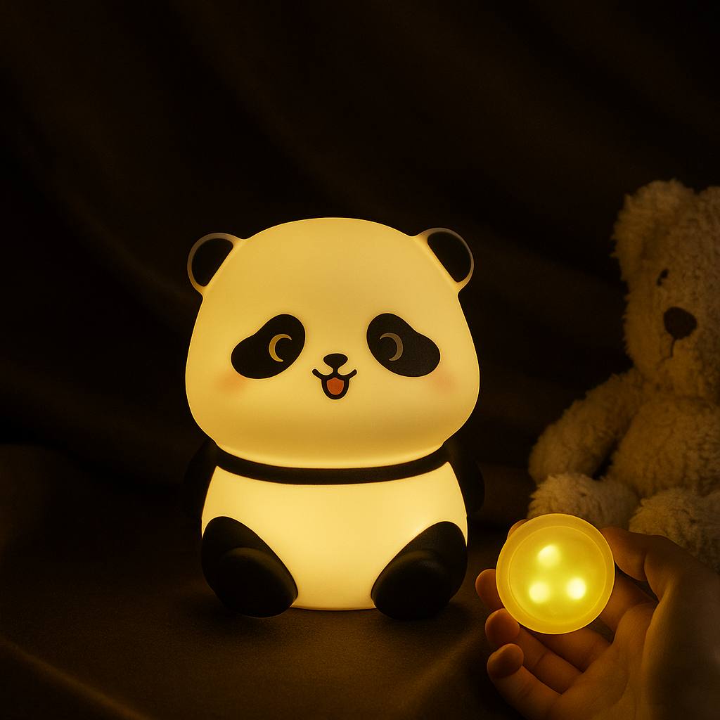 Cute Panda LED Night Light for Kids & Home